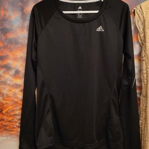 **SOLD**Black Adidas Climalite long sleeve shirt size M